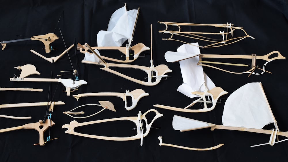 The Flying Martha flying pigeon toy by Haptic lab
