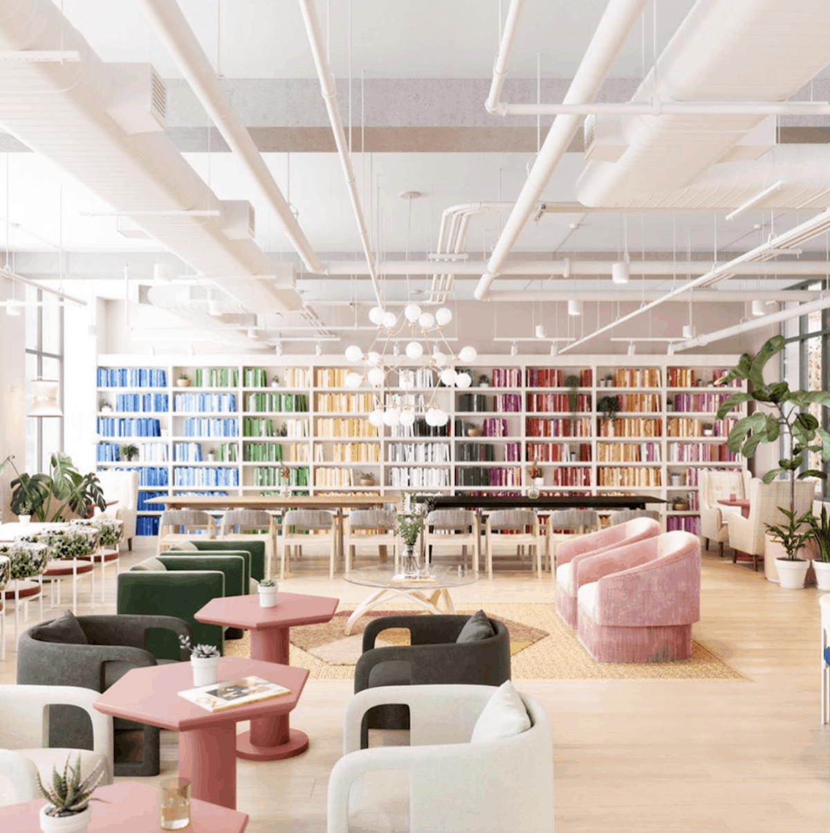 The Wing is a co-worker space designed for women in London