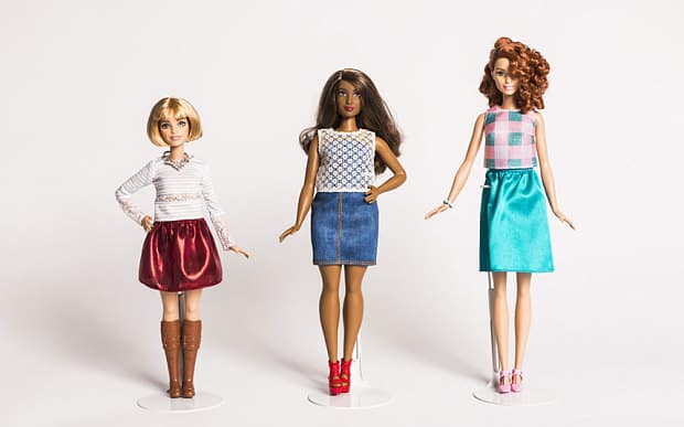 Barbie 2016 - new range represents an alternative to the normal body image found in their products