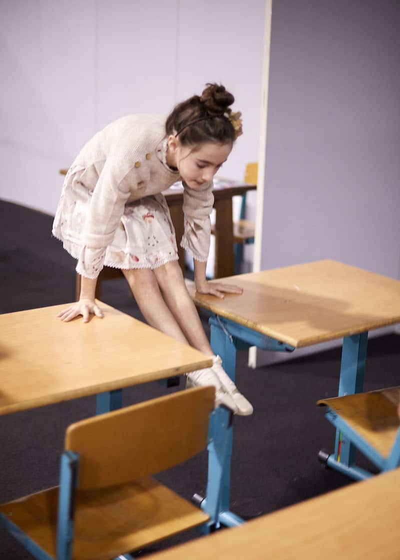 kid's fashion AW18 - Tartaleta backstage at kid's fashion from Spain runway show at Pitti Bimbo 86