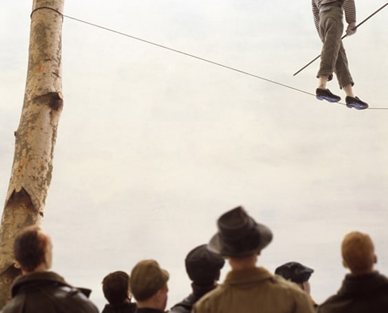 Paolo Ventura - Winter stories, tightrope walker