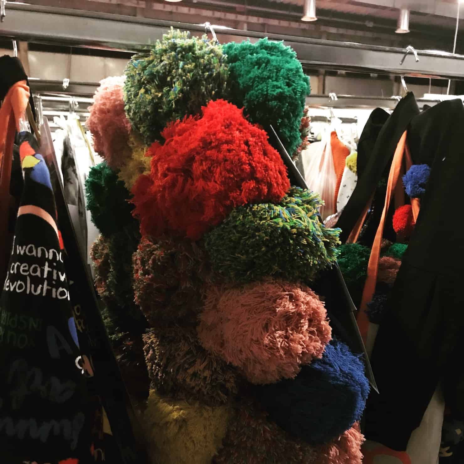 Pitti Bimbo 88 - giant pom pom trend